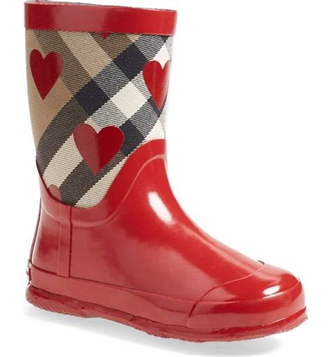 burberry kids schoenen|Burberry rain boots for kids.